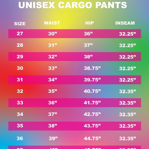 [NEW] MEN’S RAINBOW GINGHAM CARGO PANT SIZE 36 - Picture 6 of 6